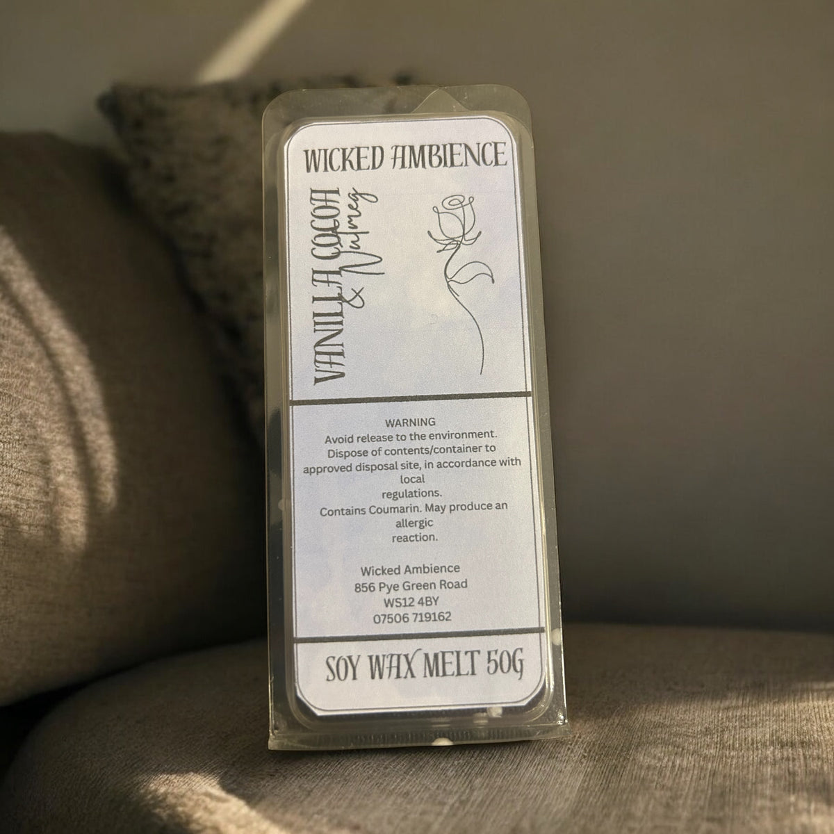 Vanilla Cocoa & Nutmeg - 50g Snap Bar