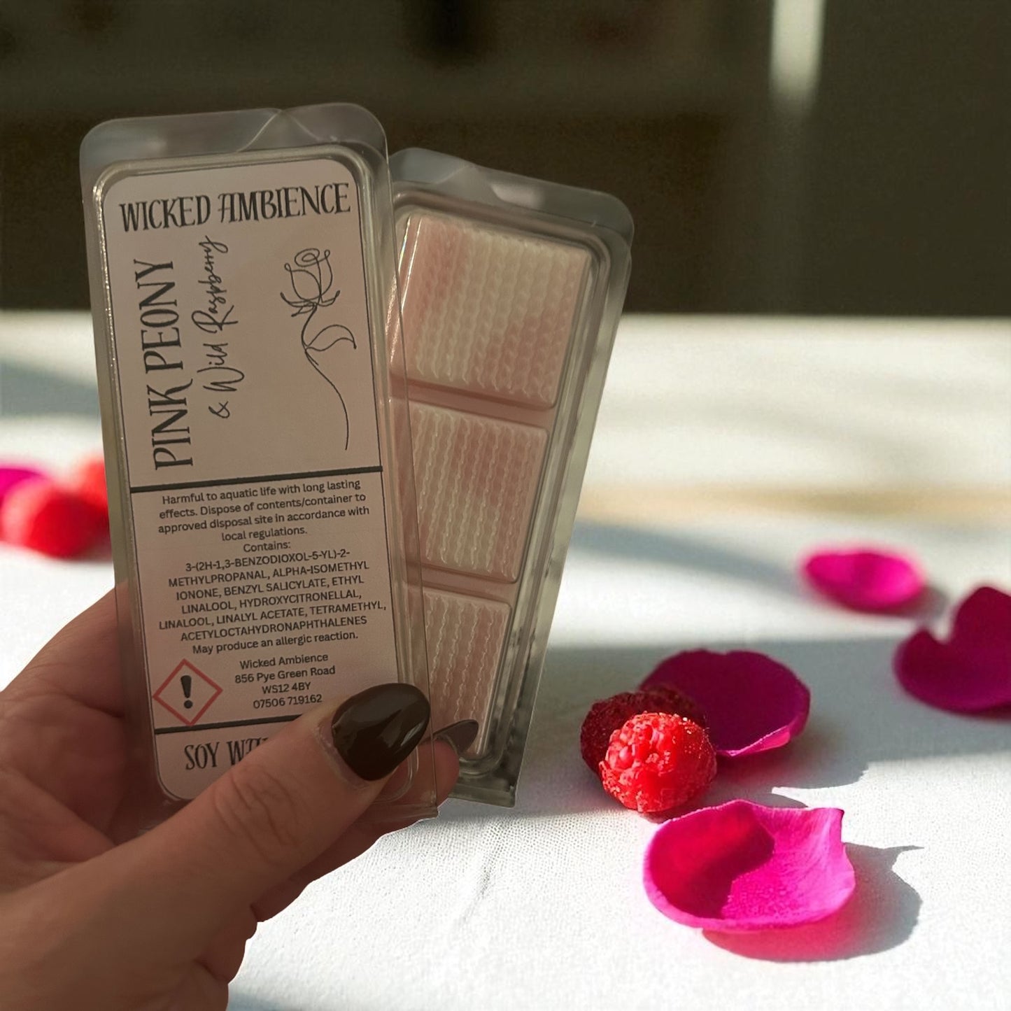 Pink Peony & Wild Raspberry - 50g Snap Bar
